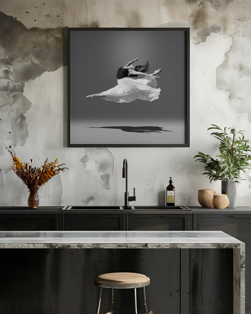 Jumping in air - Poster / Art Print - interiör
