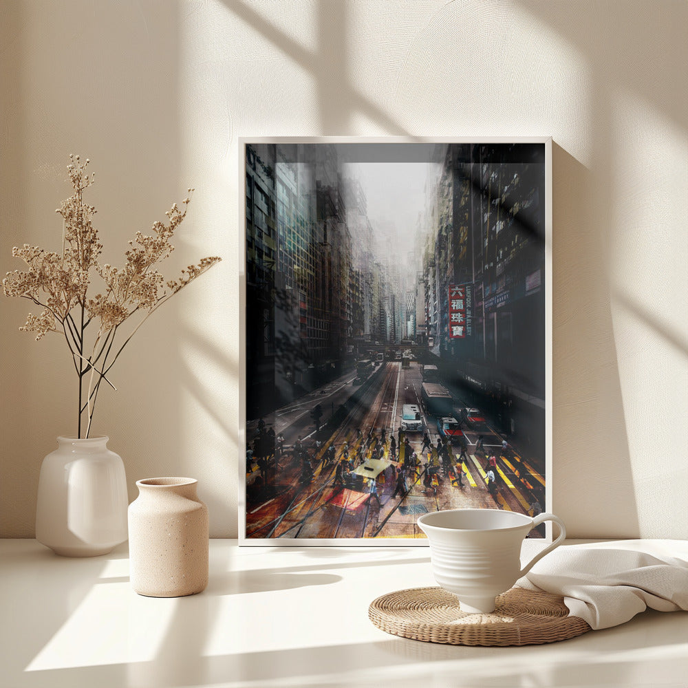 Streets of Hong Kong - Poster / Art Print - interiör