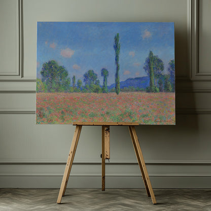 Poppy Field, Giverny (1890–1891) - Poster / Art Print - interiör