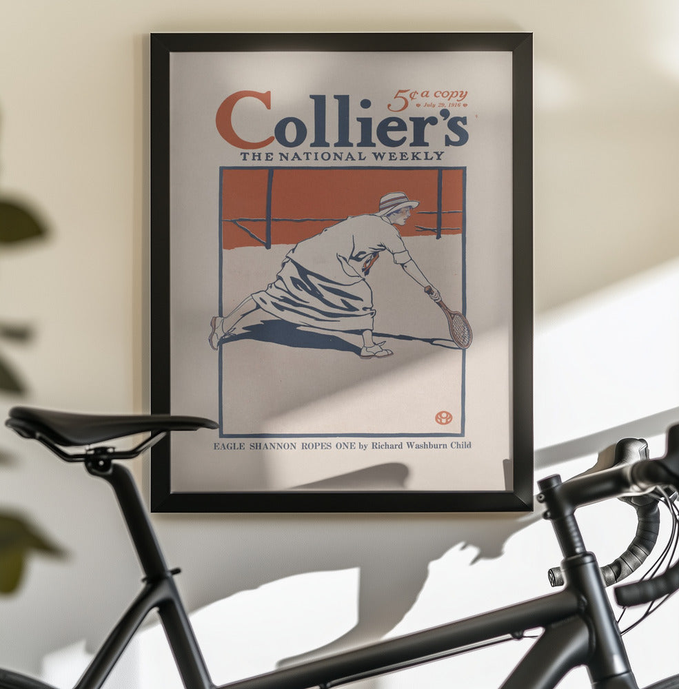 Collier's, the National Weekly, Eagle Shannon Ropes One - Poster / Art Print - interiör