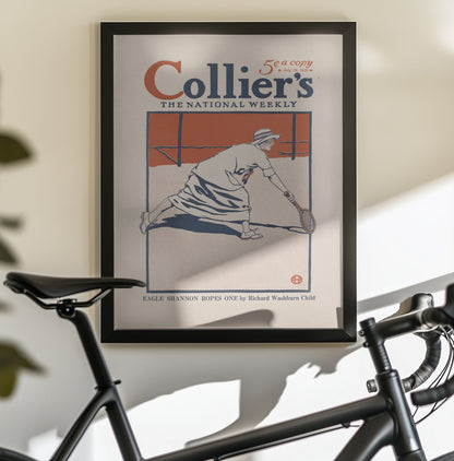 Collier's, the National Weekly, Eagle Shannon Ropes One - Poster / Art Print - interiör