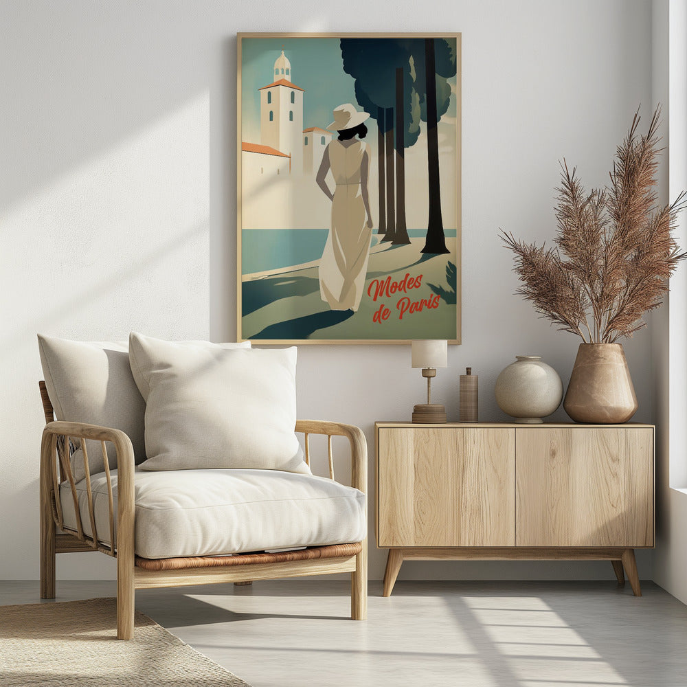 Elegance in Sunlight - Poster / Art Print - interiör