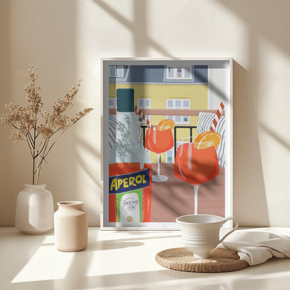 Balcony Hygge - Poster / Art Print - interiör