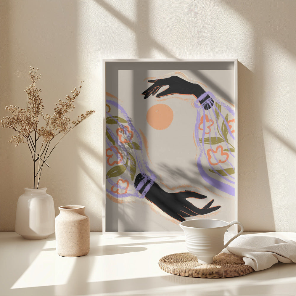 Embrace The Sun - Poster / Art Print - interiör