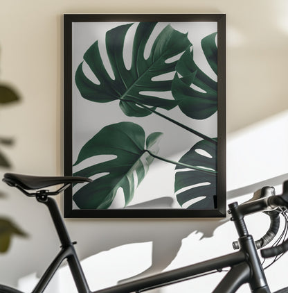 Monstera Natural 43 - Poster / Art Print - interiör