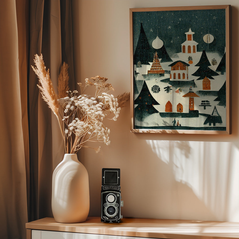Before Christmas - Poster / Art Print - interiör