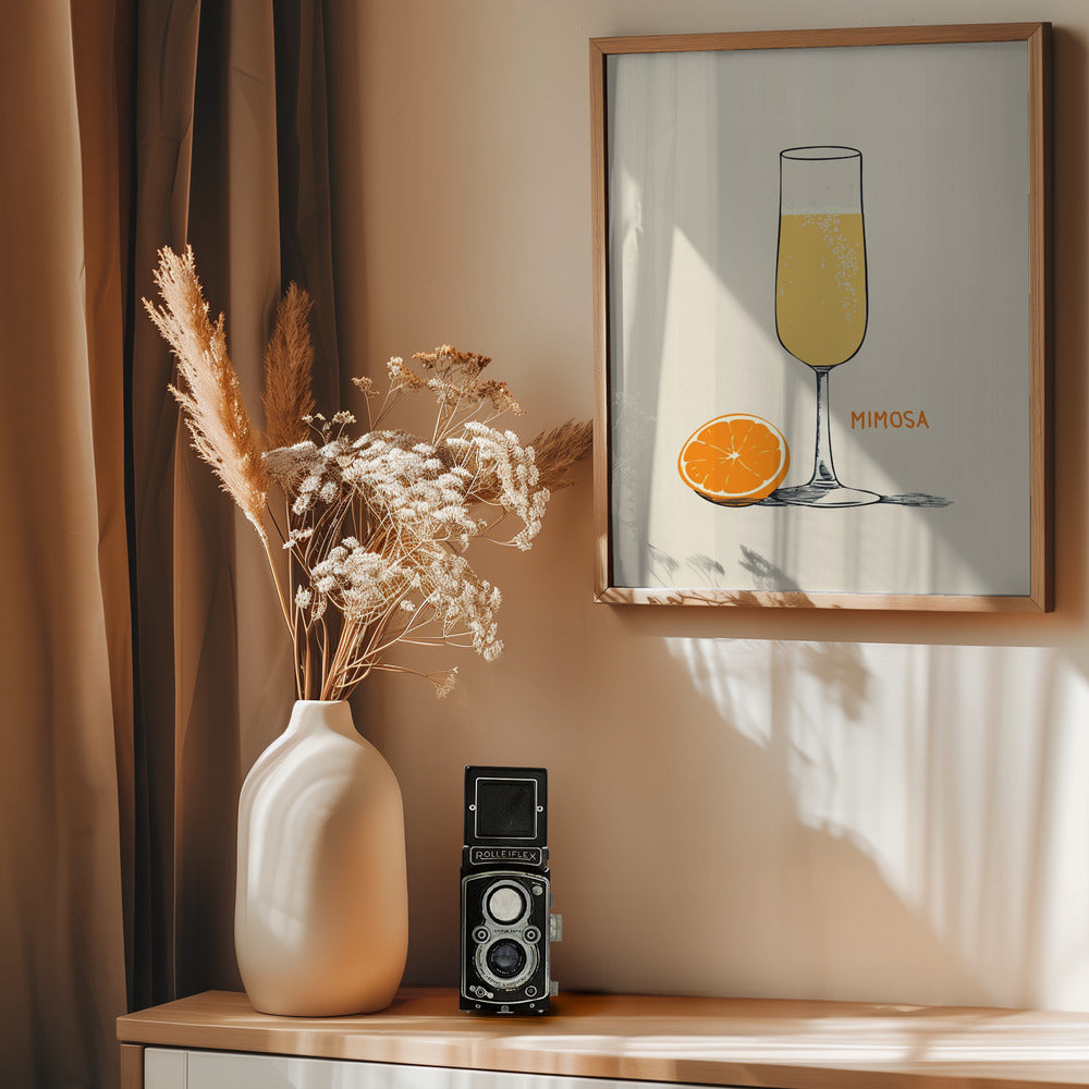 Mimosa No 5 - Poster / Art Print - interiör
