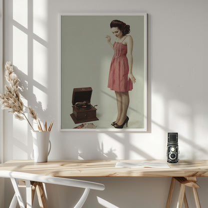 Pin Up Girl III - Poster / Art Print - interiör