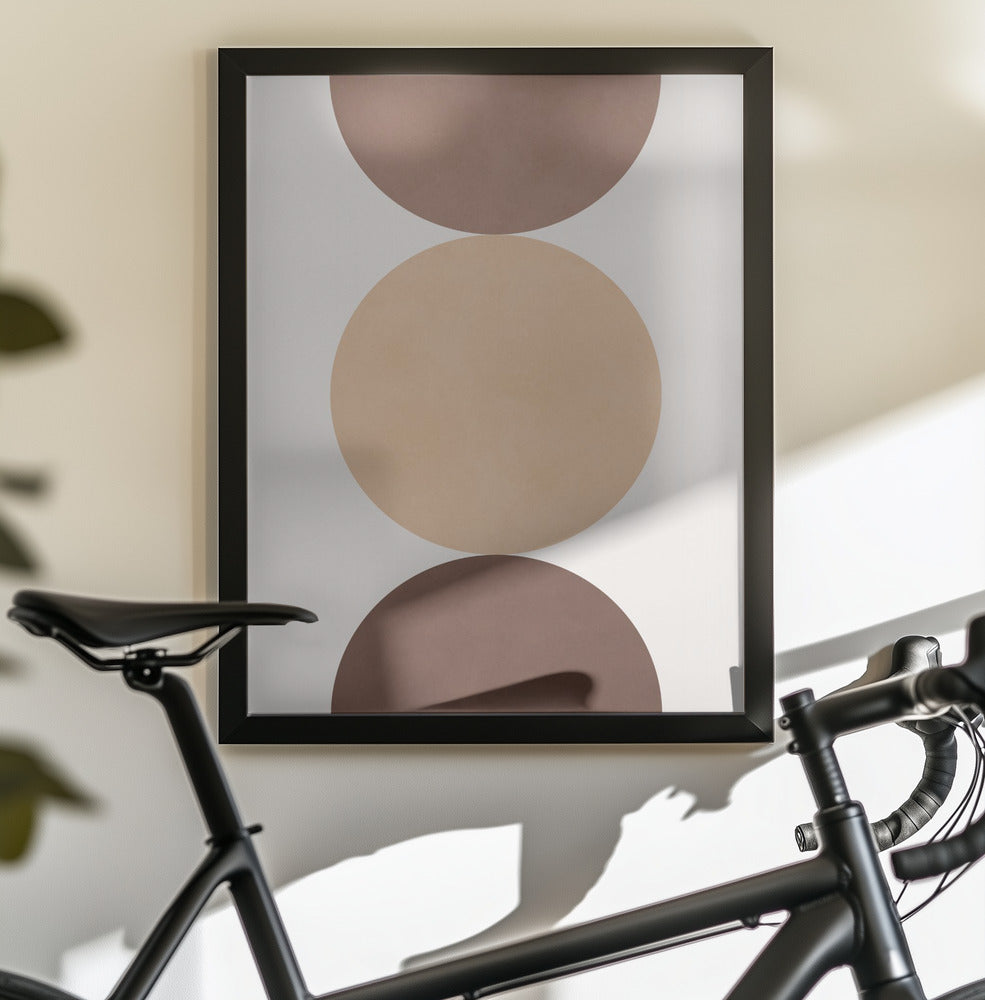 Circle composition 14 - Poster / Art Print - interiör