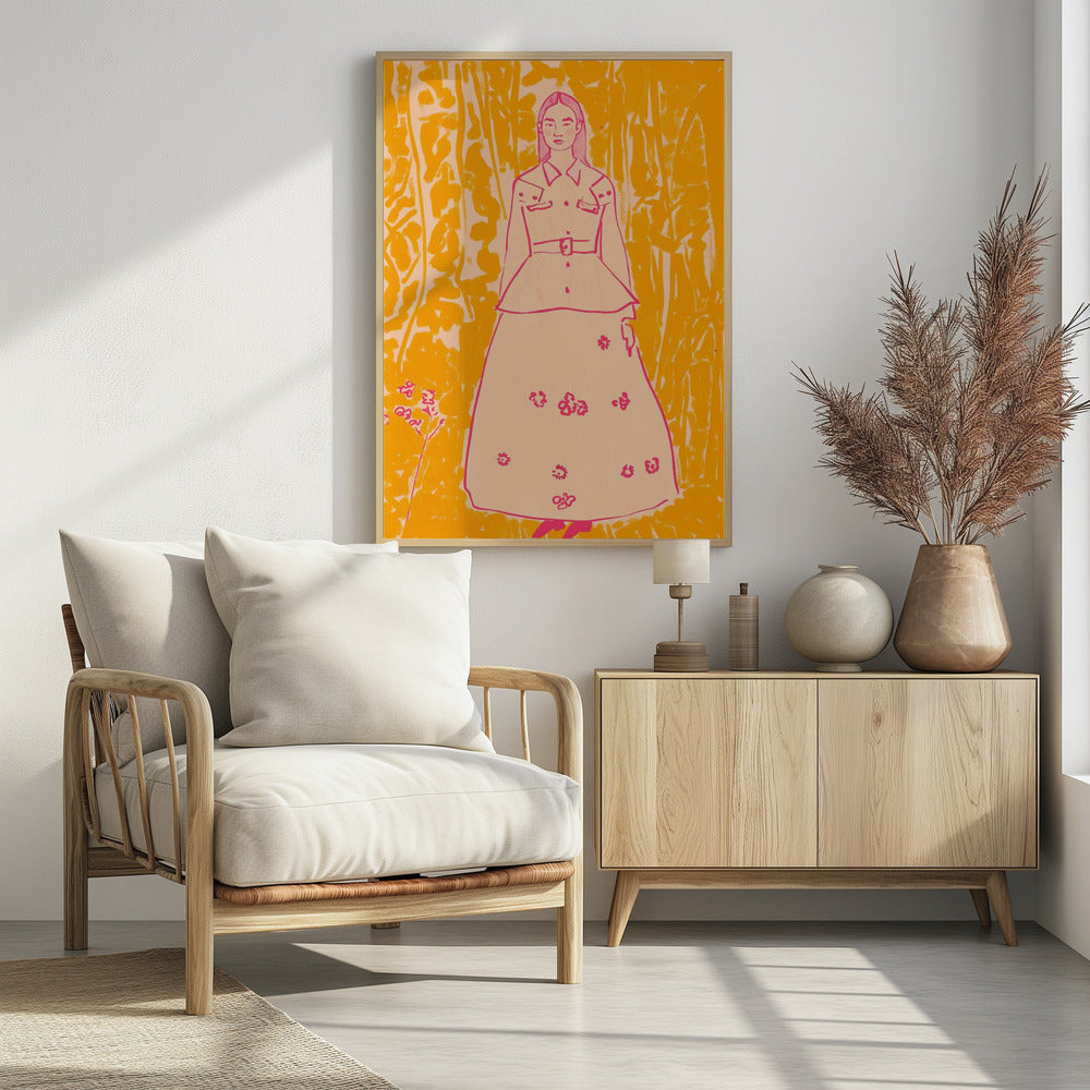 Portrait  No.138 - Poster / Art Print - interiör