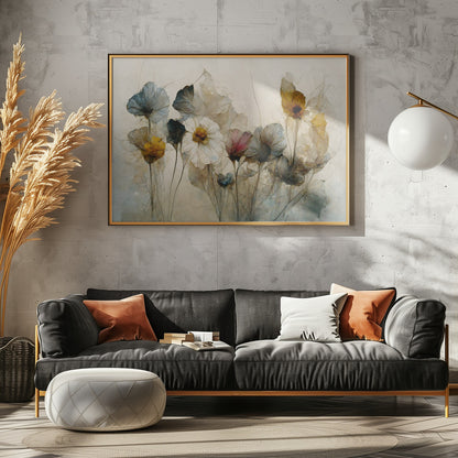Dry Flower Bouquet - Poster / Art Print - interiör