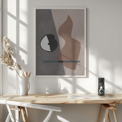 Yin Yang Fire - Poster / Art Print - interiör
