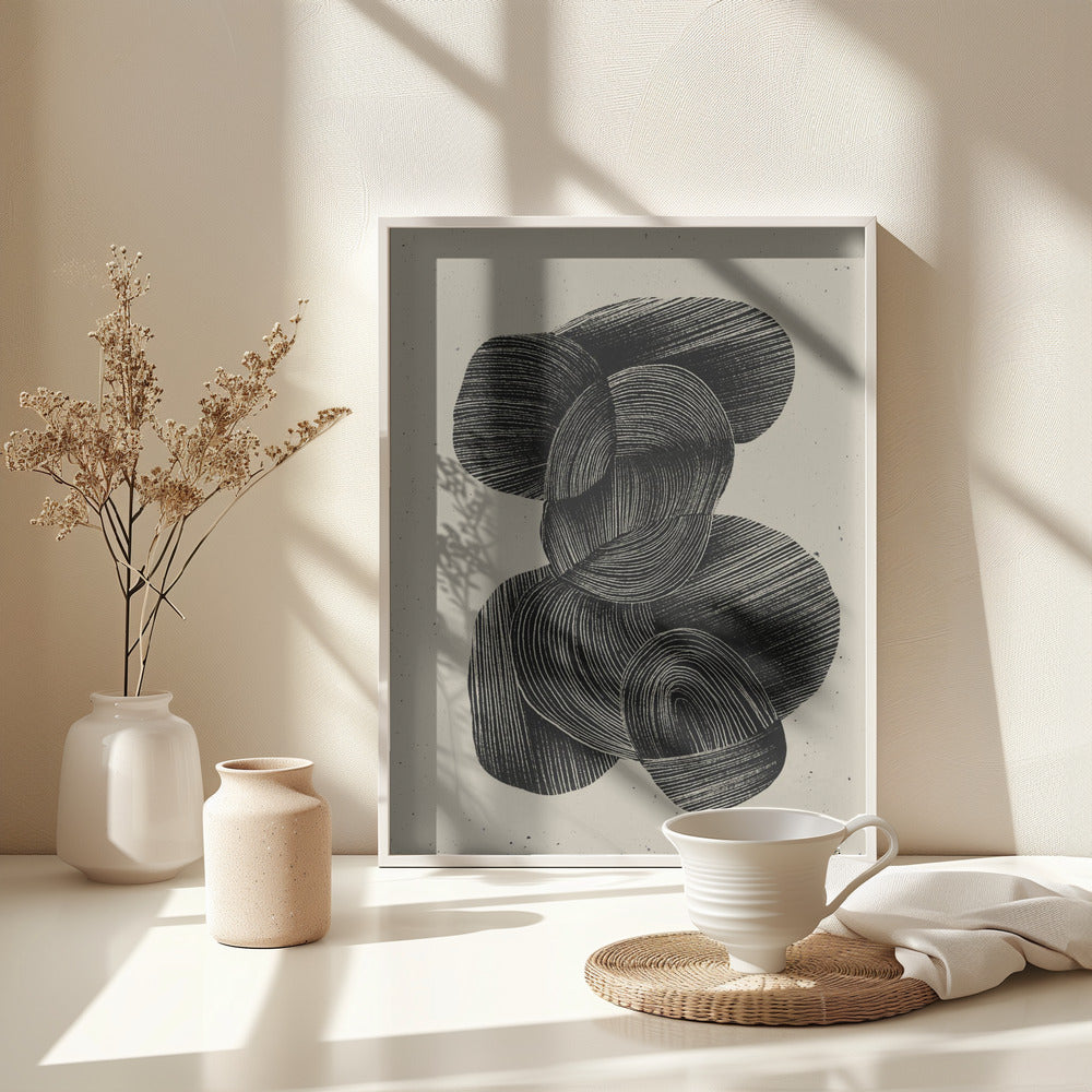 Fluid Echoes - Poster / Art Print - interiör