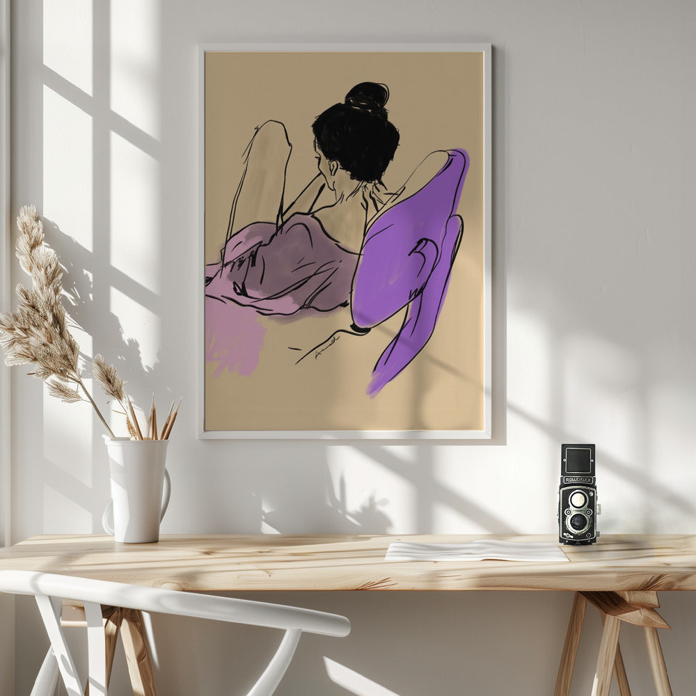 Mädchen 2 - Poster / Art Print - interiör