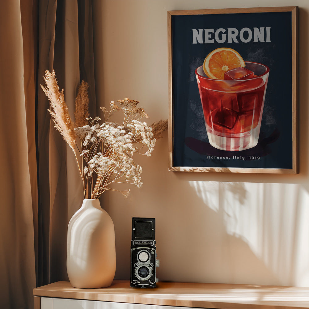 Negroni Florence 2 - Poster / Art Print - interiör