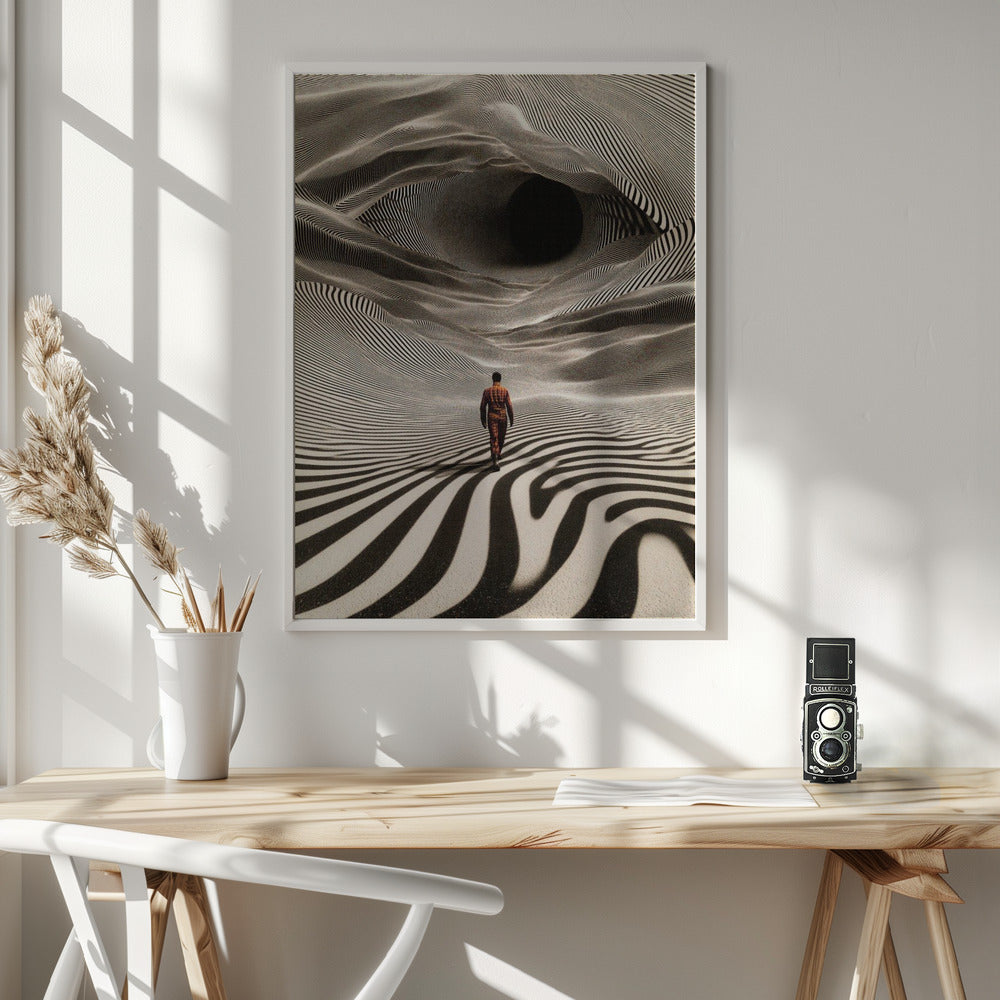 Op Art Journey - Poster / Art Print - interiör