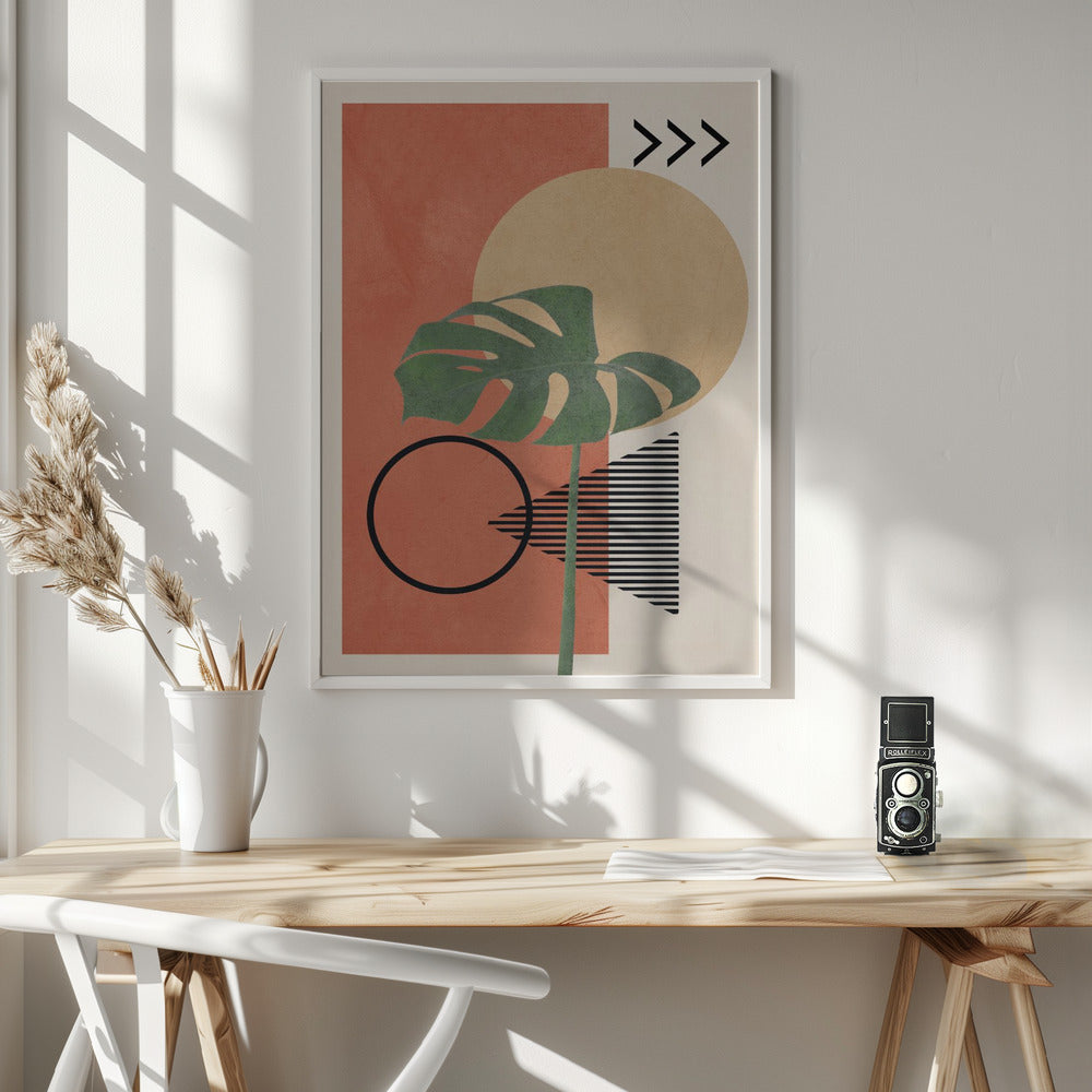 Geometric Botanica - Poster / Art Print - interiör