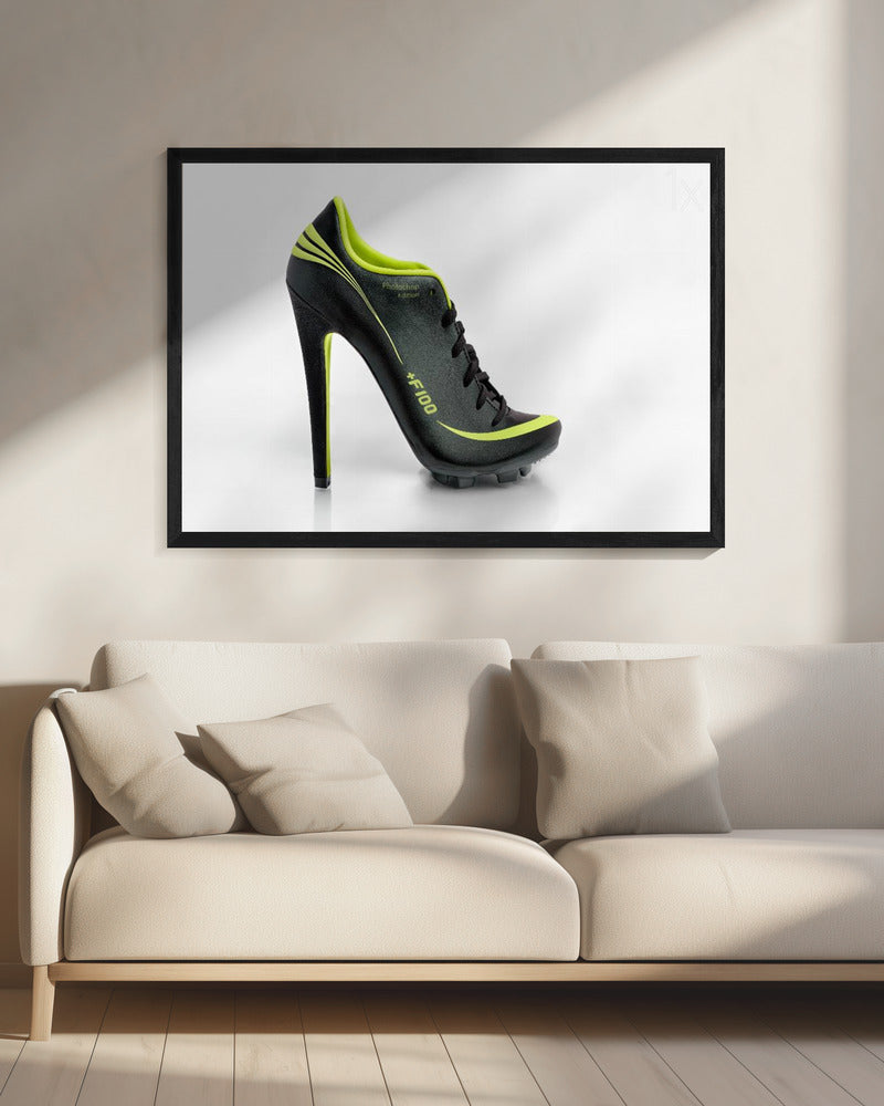 Conceptual boot - Poster / Art Print - interiör