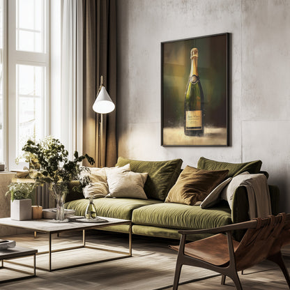 Drink Champagne - Poster / Art Print - interiör