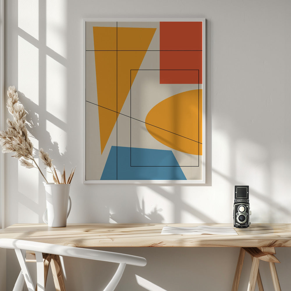 Geox1f  Oju 2x3 - Poster / Art Print - interiör
