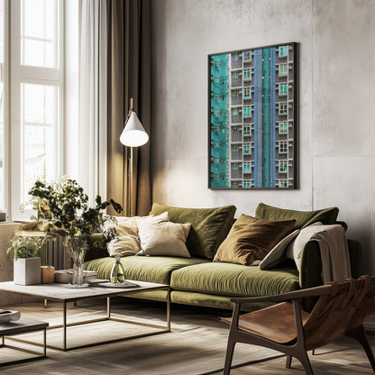 Fractions - Poster / Art Print - interiör