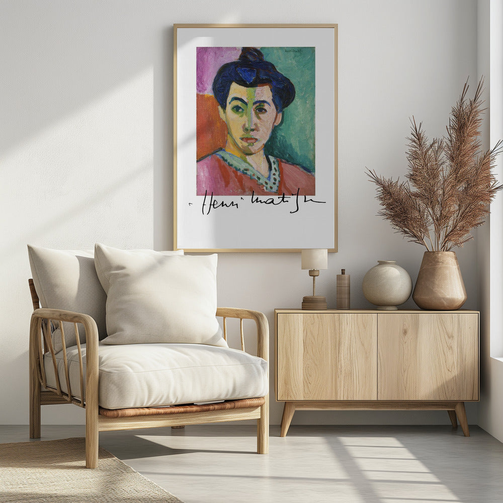 La Raie Verte With Signature - Poster / Art Print - interiör