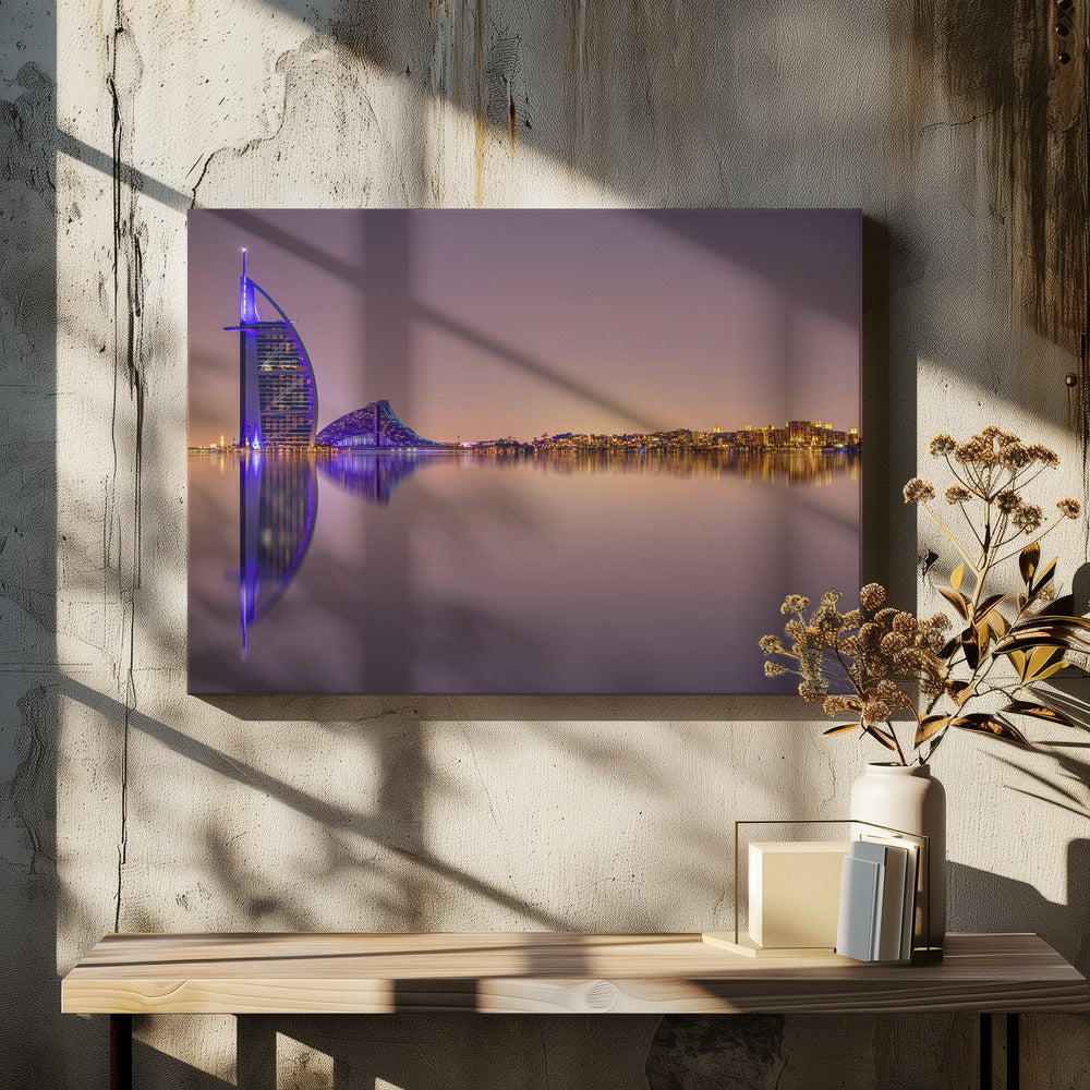 Burj Al Arab Reflections - Poster / Art Print - interiör