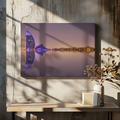 Burj Al Arab Reflections - Poster / Art Print - interiör