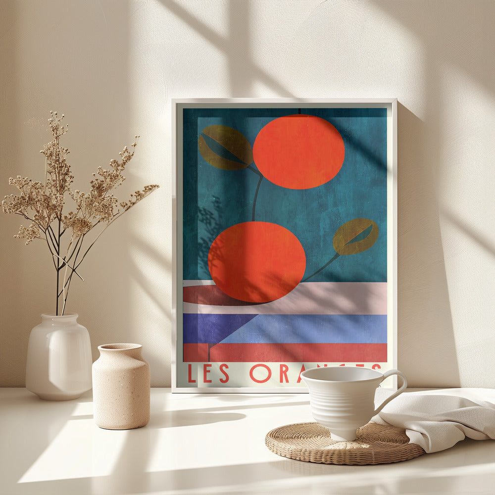 Les Oranges - Poster / Art Print - interiör