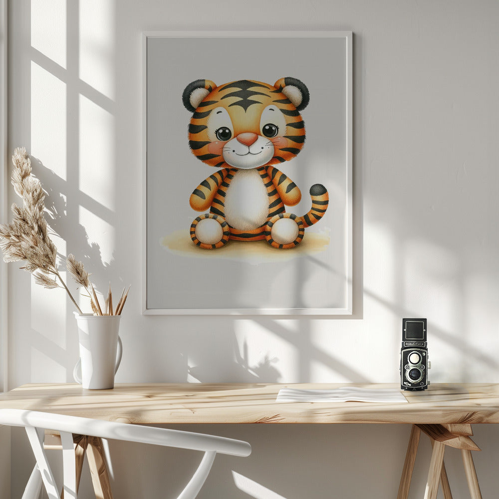 Tiger - Poster / Art Print - interiör