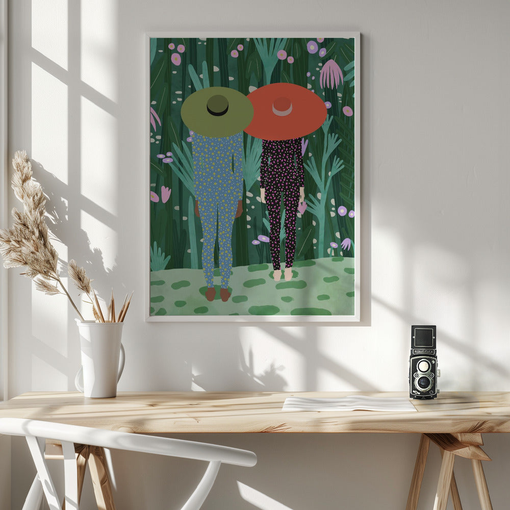 Jungle Pijamas - Poster / Art Print - interiör