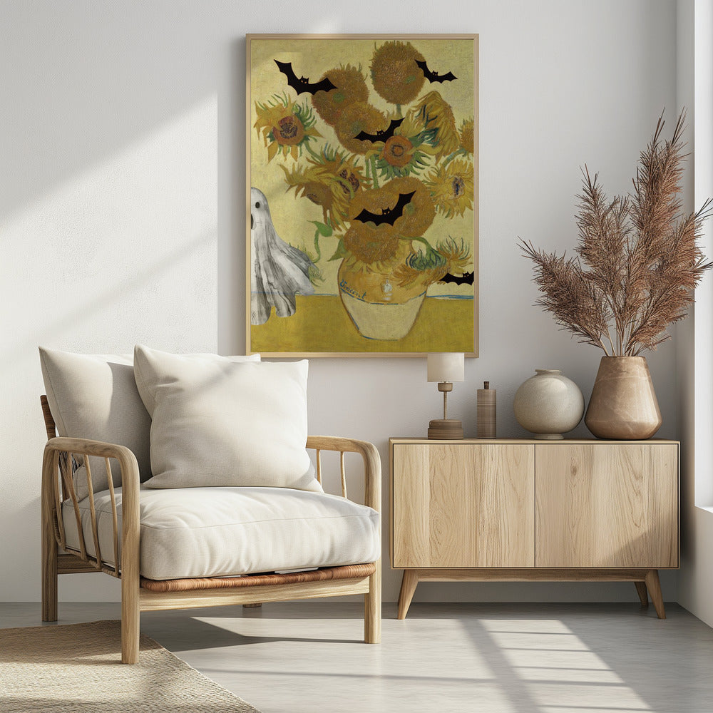 Halloween Flower's Vincent - Poster / Art Print - interiör