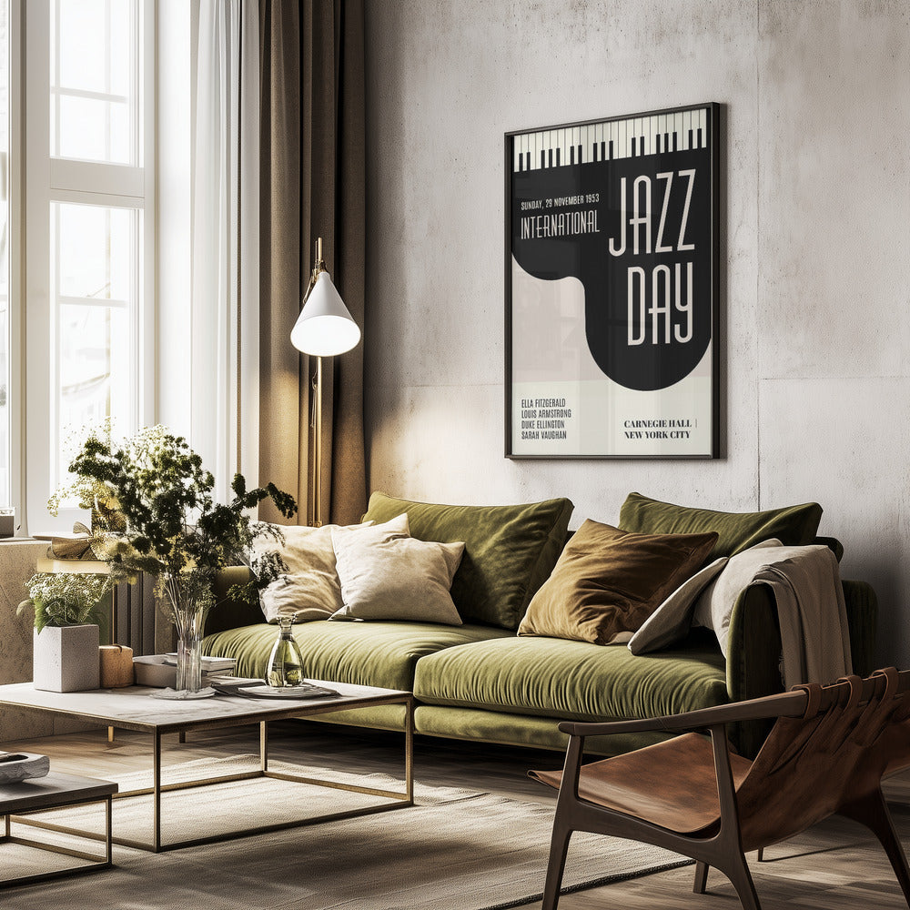 Jazzy Days - Poster / Art Print - interiör