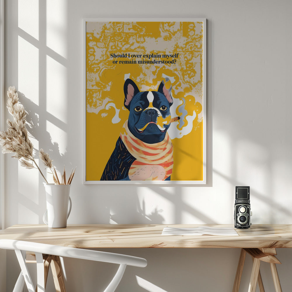 Should I Over Explain Myself or Remain Misunderstood - Poster / Art Print - interiör