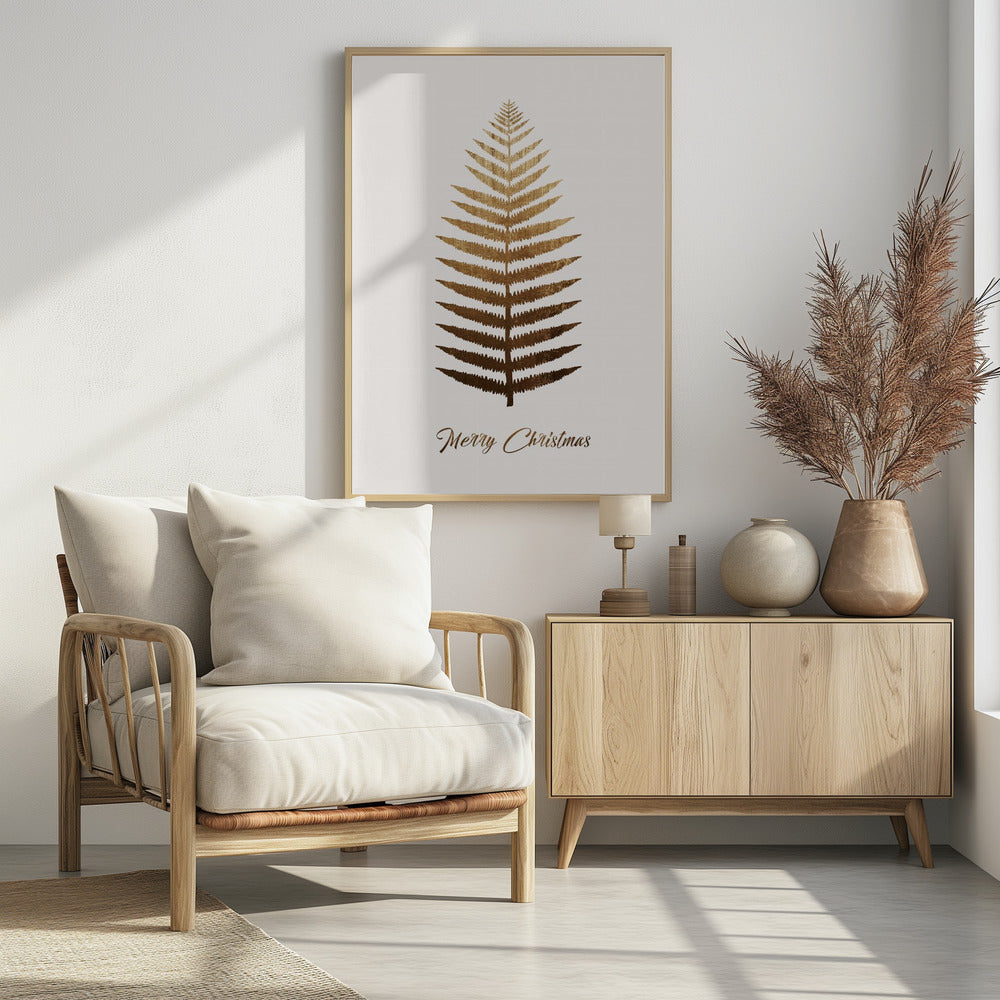 Merry Christmas - Poster / Art Print - interiör