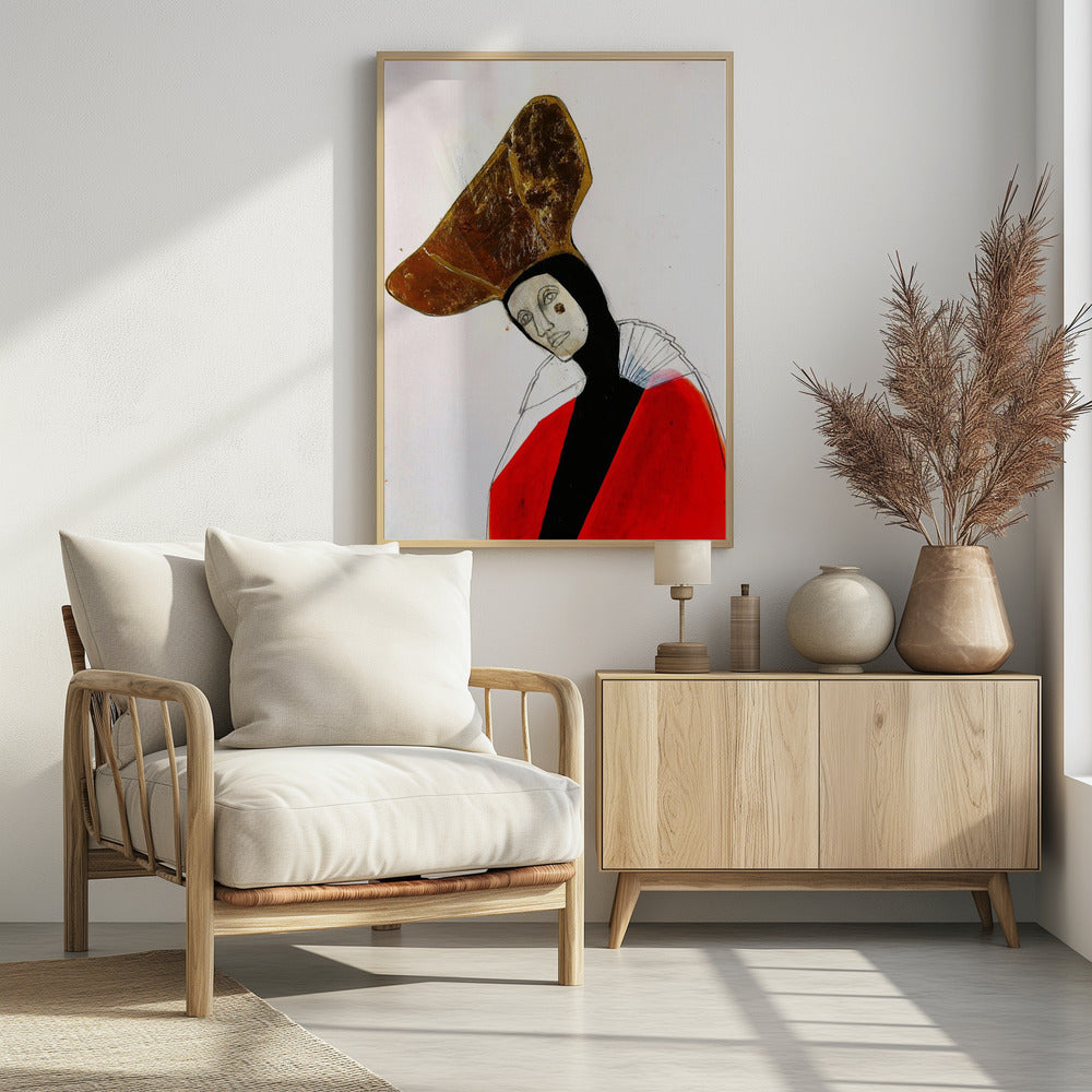 The Saint and the Sinner - Poster / Art Print - interiör