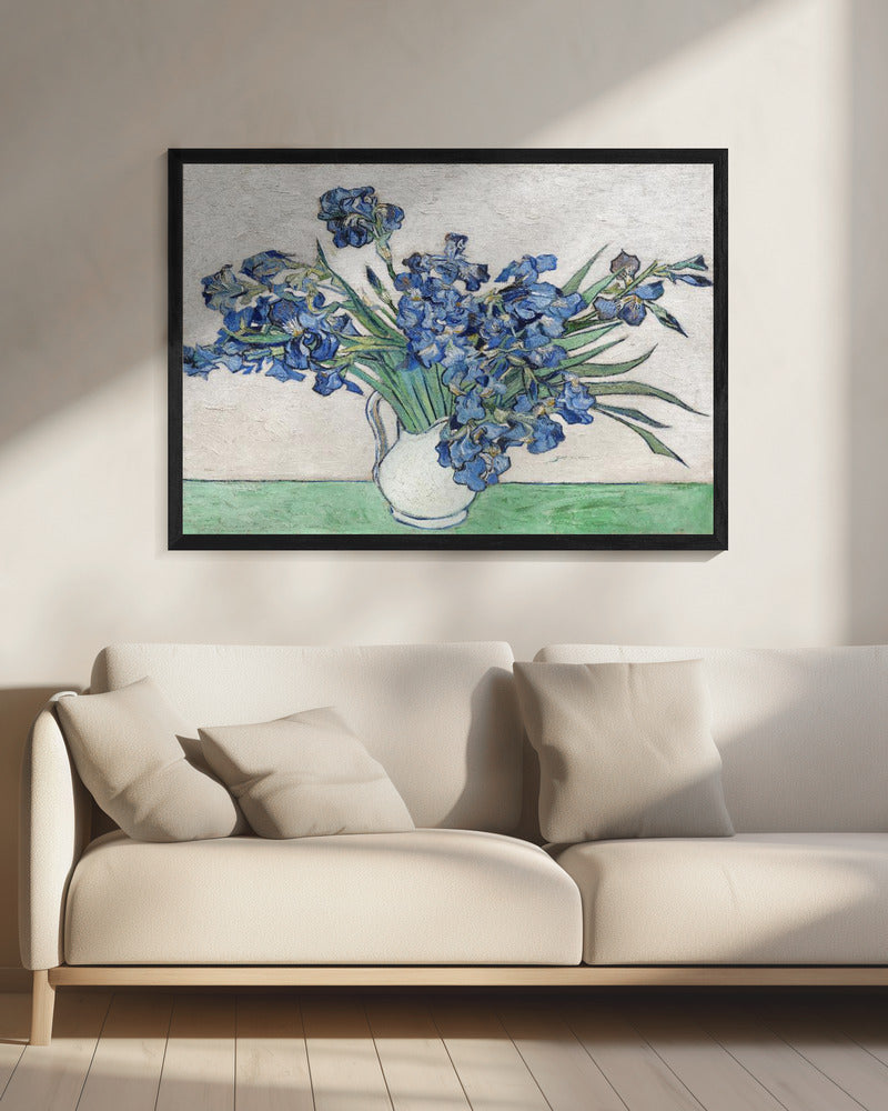 Vincent Van Gogh's Irises (1890). - Poster / Art Print - interiör