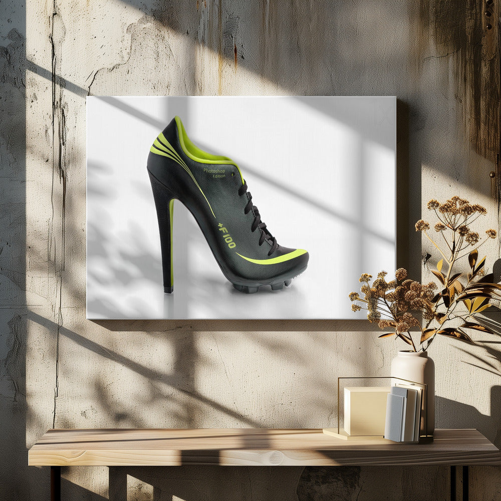 Conceptual boot - Poster / Art Print - interiör