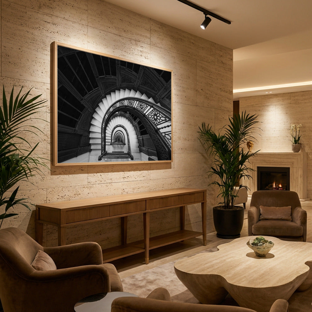 Staircase - Poster / Art Print - interiör