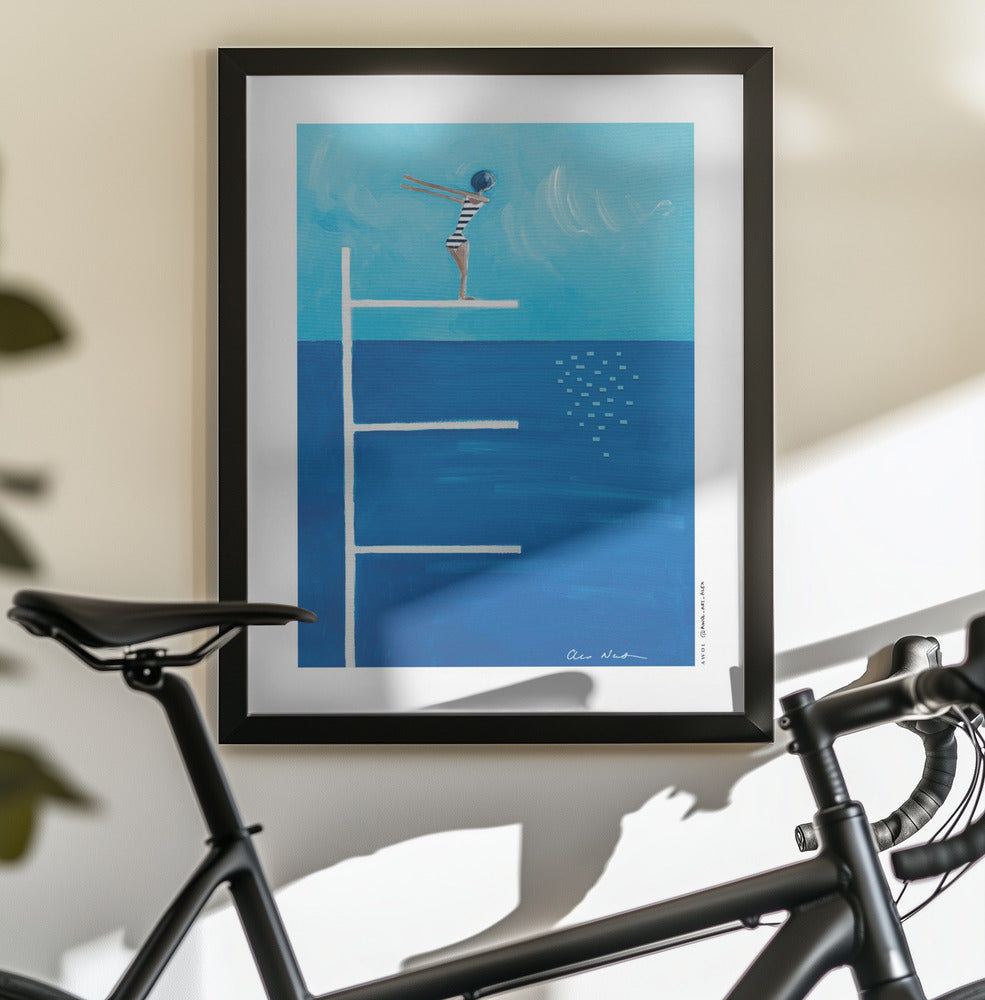 Ready to Dive - Poster / Art Print - interiör