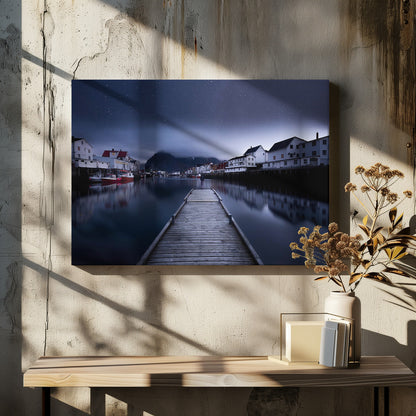 When the Night Comes Falling from the Sky - Poster / Art Print - interiör