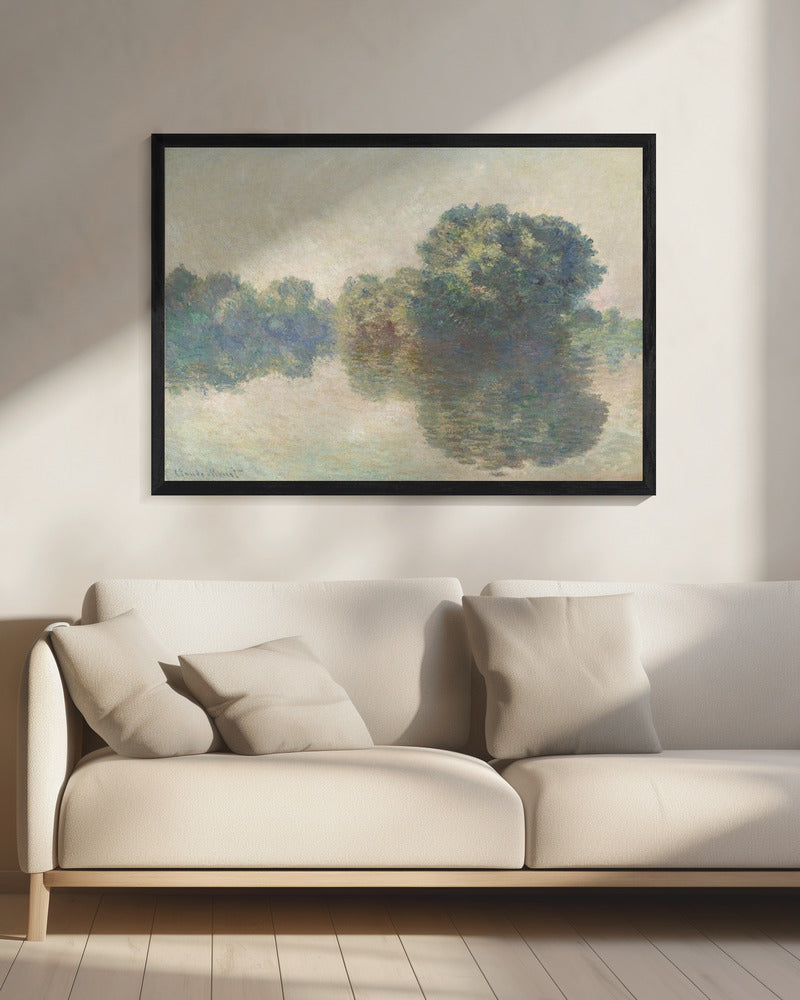 Claude Monet's the Seine At Giverny (1897) - Poster / Art Print - interiör