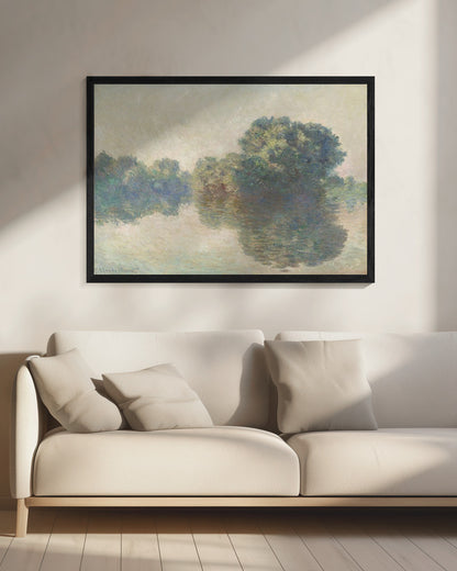 Claude Monet's the Seine At Giverny (1897) - Poster / Art Print - interiör