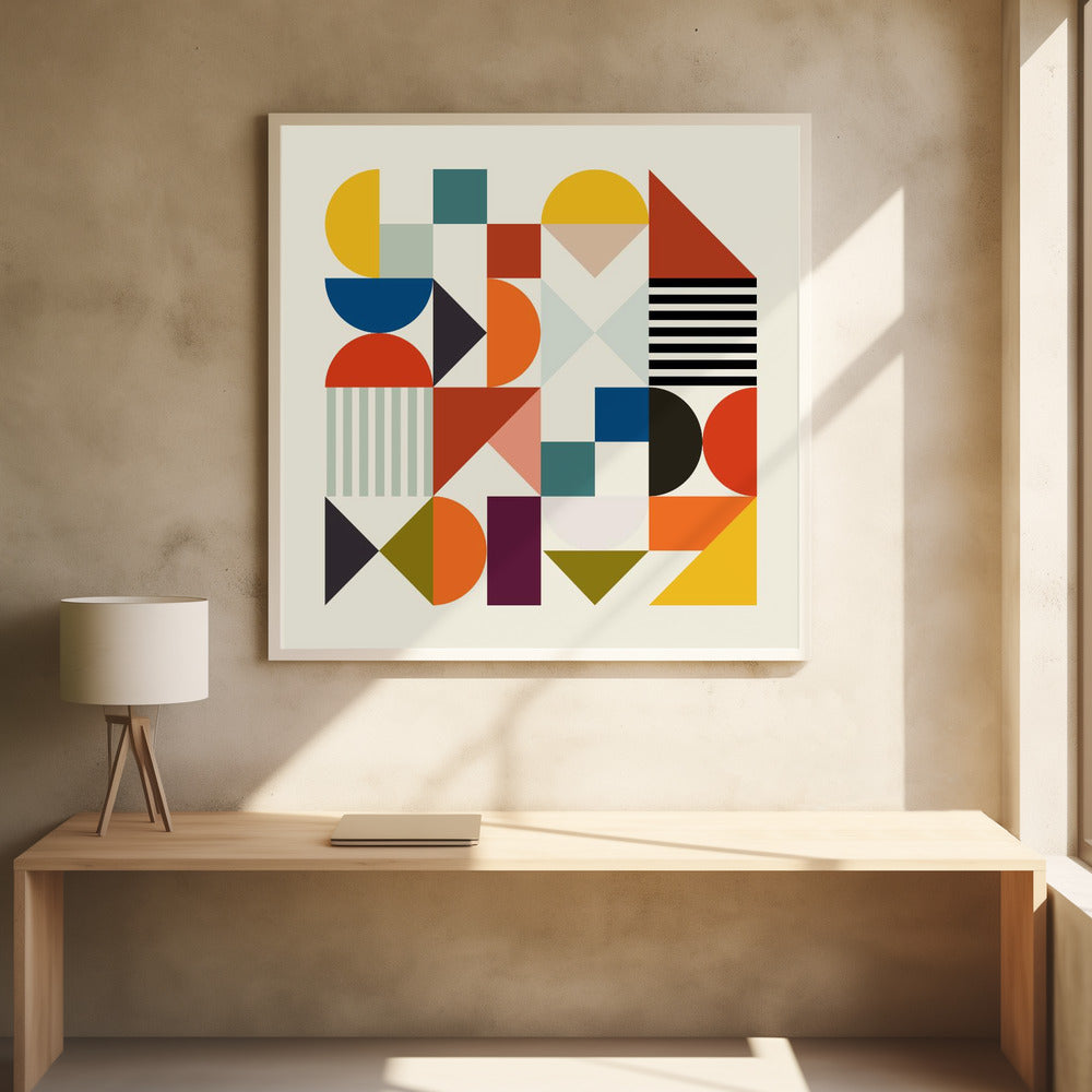 Shapes Minimal - Poster / Art Print - interiör