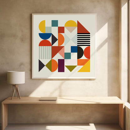 Shapes Minimal - Poster / Art Print - interiör