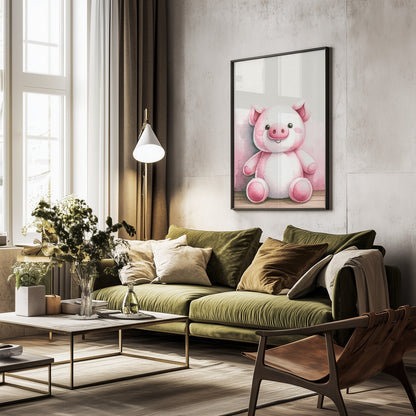 Piglet - Poster / Art Print - interiör