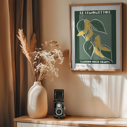 Shoe tree 2 - Poster / Art Print - interiör