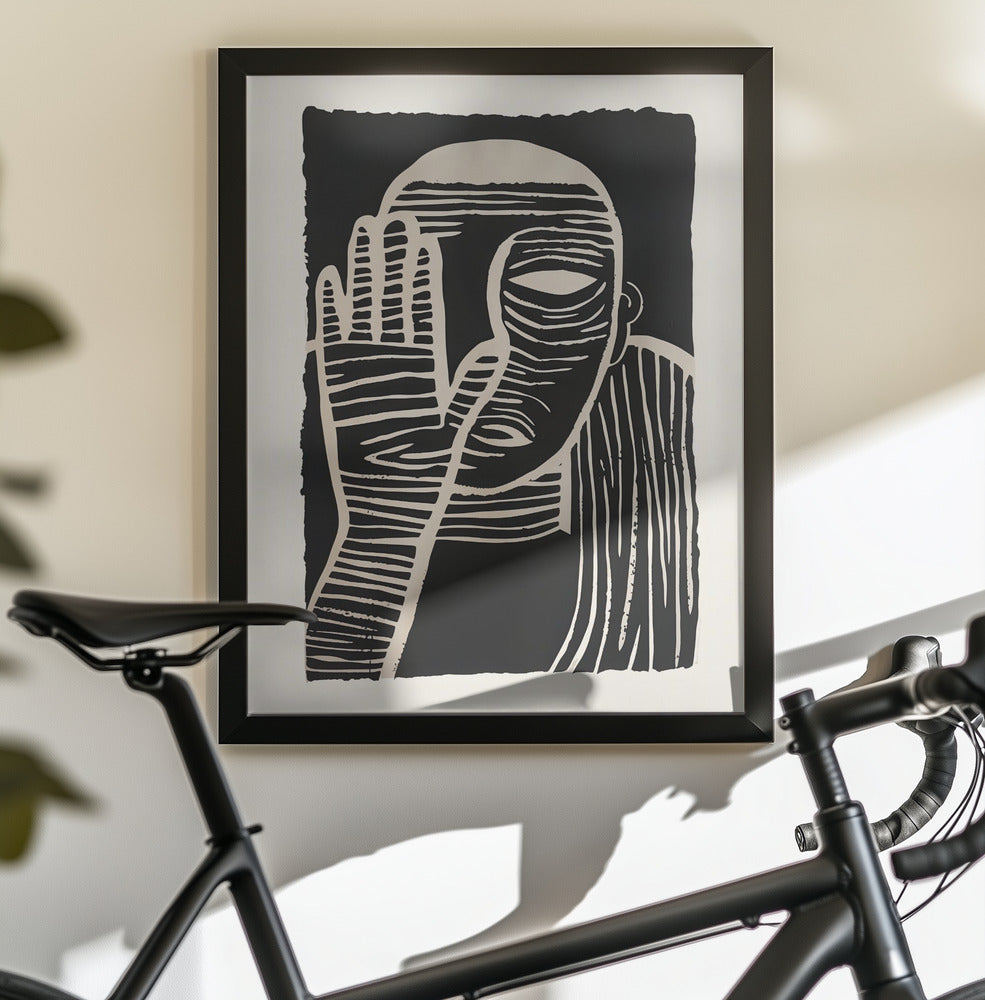 Stop - Poster / Art Print - interiör