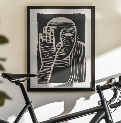 Stop - Poster / Art Print - interiör