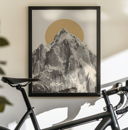 Mountainscape - Poster / Art Print - interiör